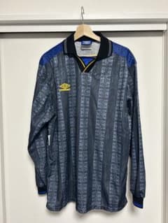 90s UMBRO イングランド製　ゲームシャツ　長袖　青タグ JOSIMAR 90s UMBRO イングランド製 ゲームシャツ 長袖 青タグ JOSIMAR - メルカリ