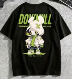 新品・未使用　キャラクターグラフィック Tシャツ 新品 未使用品 グラフィックTシャツ ストリート ブラック メンズ