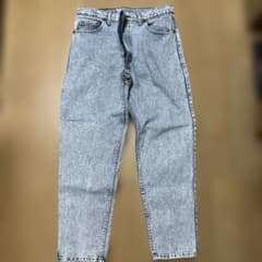 Levi's ケミカルウォッシュ ライトブルー ストレートデニム USA製のサムネイル