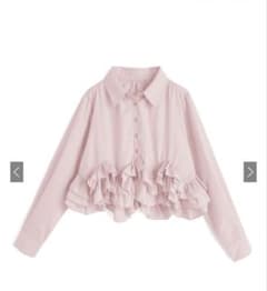 GRL フリルブラウス ピンク ai206のサムネイル