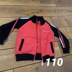 Champion ジャージ 110 サイズ 赤黒のサムネイル