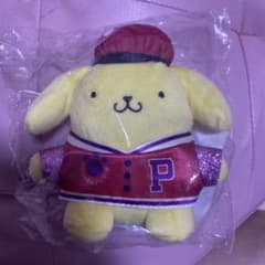 サンリオハッピーくじ　ディスコ　ポムポムプリン　ぬいぐるみチャームのサムネイル