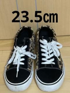 ヒョウ柄ローカットスニーカー23.5㎝のサムネイル