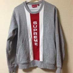 supreme vertical logo panel crewneckのサムネイル
