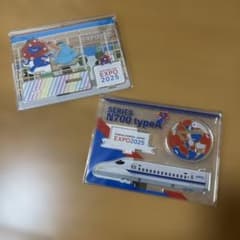 アクリルスタンド 2点】ミャクミャク イコちゃん 新幹線 N700系 万博