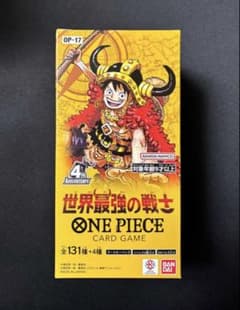 ONE PIECEカードゲーム 世界最強の戦士 OP-17 BOX テープカット - メルカリ