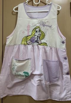 Disney Rapunzel エプロン 刺繍 ギンガムチェックのサムネイル