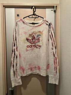 adidasスウェット　ペイント加工常田大希のサムネイル