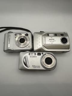 Sanyo, Casio, Sony Digital Camera Set (3 Cameras) [Junk]