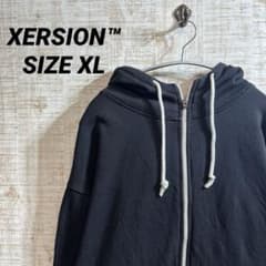 マ*オ様 XERSION™ 黒 フルジップ フード付きパーカーのサムネイル