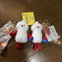 パペットスンスン オーロラストラップ付きぬいぐるみマスコット 2種セットのサムネイル