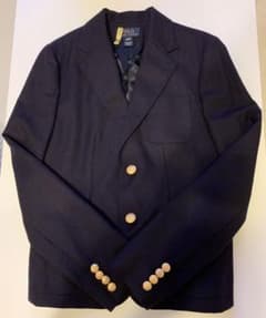 【POLO by ラルフローレン】紺色ブレザー　金ボタンのサムネイル