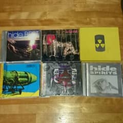 hide  CD6枚セット+おまけの追悼ビデオ+singleCD+pick3枚