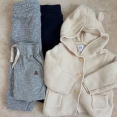 GAP ベビー服 カーディガン パンツ　4点セットのサムネイル