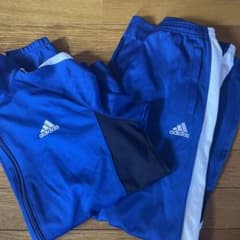 adidasジャージセット　青 160のサムネイル