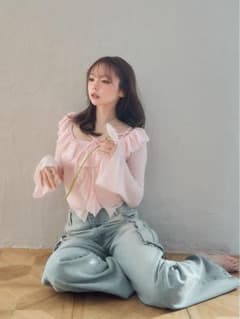 andmary Alison frill tops pink Fのサムネイル