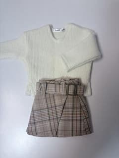 1/4　ドール服　NINE9 STYLE ニット&スカートセットのサムネイル