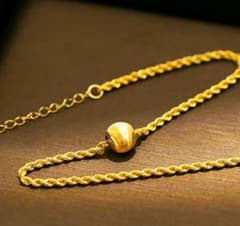18k イエローゴールド　ブレスレット　刻印あり　18金のサムネイル