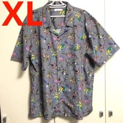 パワーパフガールズ総柄ビッグシルエットオープンカラーシャツgraniph 