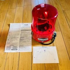 パトライト赤色 RV-110A-R PATLITE 100V電源 箱無新品未使用のサムネイル