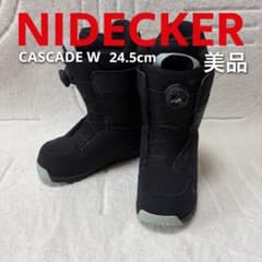 【超美品】NIDECKERナイデッカーカスケード24.5cm/スノーボードブーツ 超美品】NIDECKERナイデッカーカスケード24.5cm/スノーボードブーツ