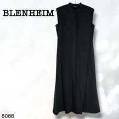 BLENHEIM ノースリーブ ロングワンピース ブラック BLENHEIM ボタン欠品 ノースリーブ ロングワンピース 黒 XS 5065