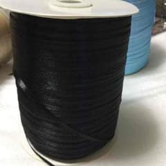 3mmサテンリボン 黒 3mm幅 770m巻のサムネイル