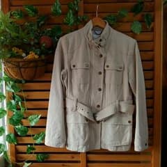 【送料無料】メンズ BANANA REPUBLIC 白 ジャンパー Mのサムネイル