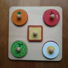 こどもチャレンジ　木製　パズルのサムネイル