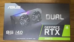 ASUS DUAL-RTX3060TI-8Gのサムネイル