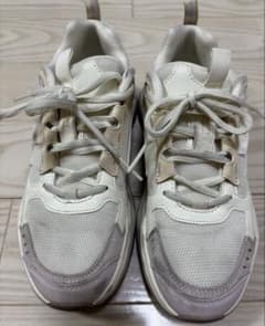 FILA レディース スニーカー ホワイト ベージュ 24cm