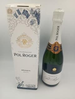 6本まとめて　Pol Roger Réserve Brut シャンパン Pol Roger Brut Réserve Champagne NV, Champagne France – Bin Ends