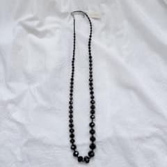 【新品】courrler ブラック ビーズ ネックレスのサムネイル