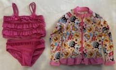 女の子　水着　80センチ　ビキニ　ラッシュガードのサムネイル