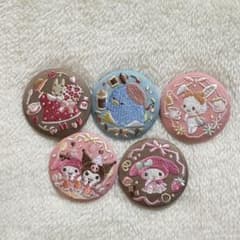 サンリオ刺繍缶バッジ5個セットのサムネイル