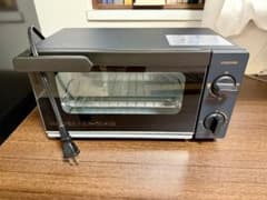 【動作確認済・美品】コイズミ オーブントースター ブラック KOS-1032/K