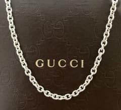 GUCCI ネックレス あずき チェーン シルバー925 グッチ - メルカリ