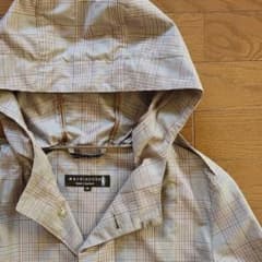 極美品 マッキントッシュ グレンチェック フーディー ステンカラー