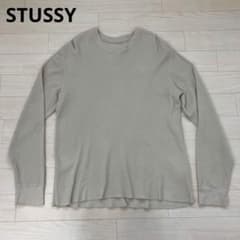 STUSSY サーマルTシャツ 長袖 ロンT アイボリー クリーム XL - メルカリ