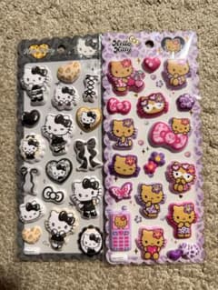 Hello Kitty 立体シール 2枚セットのサムネイル