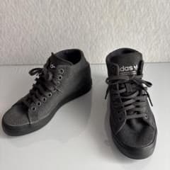 ★美品★adidas スニーカー ミッドカット チャコールグレー 25cmのサムネイル