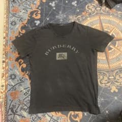 破格！！BURBERRY LONDON ロゴプリント Tシャツ ブラックのサムネイル