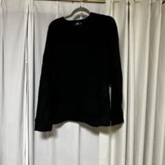 HARE ブラック モヘアタッチ クルーネックニットのサムネイル