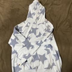 A BATHING APE スター柄 ジップアップパーカー Lのサムネイル