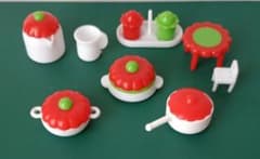 グリコ おまけ お花のキッチンセット 1993年 平成レトロ レトロポップ