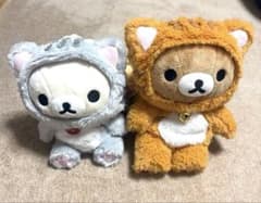 코리락쿠마 고양이 변신 봉제인형 컬렉션 리락쿠마 모아주시기