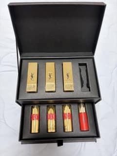 Chanel & YSL 口紅セット　7本 YSL 口紅 ミニサイズ 7本セット ギフトボックス - メルカリ