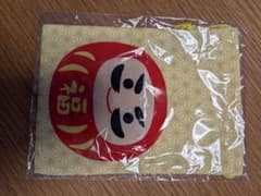巾着袋 だるま 麻の葉模様のサムネイル