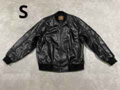 【身長174cm】Mサイズ　pavlo vinci　ボンバージャケット PABLO VINCI Leather bomber jacket Sサイズ - メルカリ