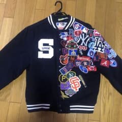 supreme × New Era × MLB Varsity Jacketのサムネイル